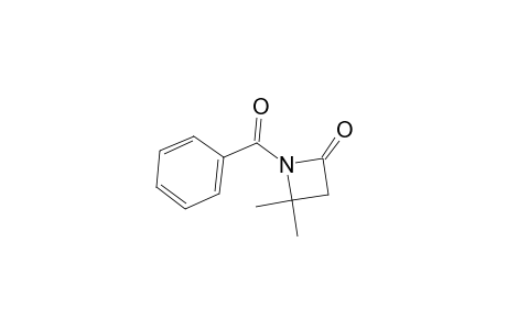 2-Azetidinone, 1-benzoyl-4,4-dimethyl-