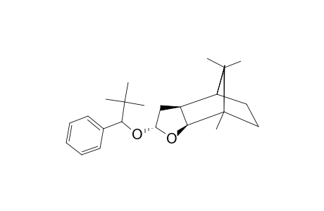 [2S-(2-ALPHA(R*),3A-ALPHA,4-ALPHA,7-ALPHA,7A-ALPHA)]-2-(2,2-DIMETHYL-1-PHENYLPROPOXY)-OCTAHYDRO-7,8,8-TRIMETHYL-4,7-METHANOBENZOFURANE