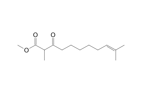 2,10-Dimethyl-3-oxoundec-9-enoic acid, methyl ester