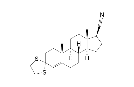 17-BETA-CYANO-3-CYClOETHYLENEDITHIOANDROST-4-ENE