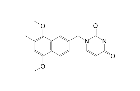 1-[(5,8-DIMETHOXY-7-METHYL-NAPHTHALEN-2-YL)-METHYL]-PYRIMIDINE-2,4(1H,3H)-DIONE