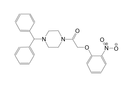 1-benzhydryl-4-[(2-nitrophenoxy)acetyl]piperazine