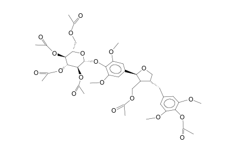 (+/-)-5,5'-DIMETHOXYLARICIRESINOL 4'-O-beta-D-GLUCOPYRANOSIDE HEXAACETATE