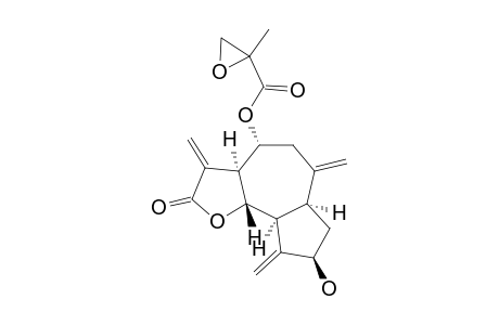 SALOGRAVIOLIDE-C;3-BETA-HYDROXY-8-ALPHA-EPOXYMETHACRYLOXY-1-ALPHA-H,5-ALPHA-H,6-BETA-H,7-ALPHA-H-GUAI-4(15),10(14),11(13)-TRIENE-6,12-OLIDE