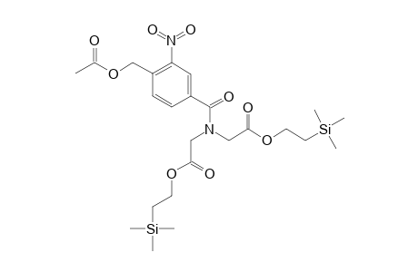 N-(4-(ACETOXYMETHYL)-3-NITROBENZOYL)-IMINODIACETIC-ACID-BIS-[2-(TRIMETHYLSILYL)-ETHYL]-ESTER