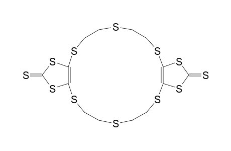 5,6,8,9,15,16,18,19-Octahydro-1,3,4,7,10,11,13,14,17,20-decathia-dicyclopenta[a,j]cyclooctadecene-2,12-dithione