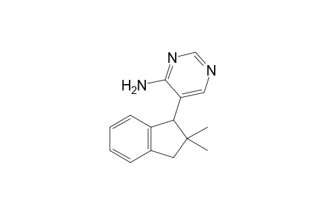 4-Amino-5-(2,2-Dimethyl-1-indanyl)pyrimidine