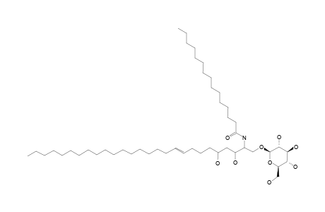 1-O-BETA-D-GLUCOPYRANOSYL-3,5-DIHYDROXY-2-HEXADECANOYL-AMINO-9-(E)-HEPTACOSENE