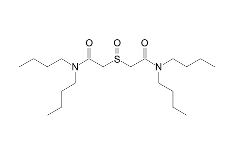 N,N-Dibutyl-2-dibutylcarbamoylmethanesulfinyl-acetamide