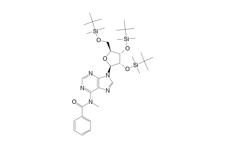 6-N-BENZOYL-2',3',5'-TRIS-O-tert-BUTYL-DIMETHYLSILYL-6-N-METHYL-ADENOSINE