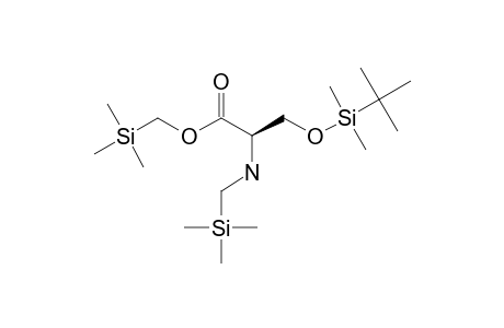 (TRIMETHYLSILYL)-METHYL-N-[(TRIMETHYLSILYL)-METHYL]-O-(TERT.-BUTYLDIMETHYLSILYL)-SERINATE