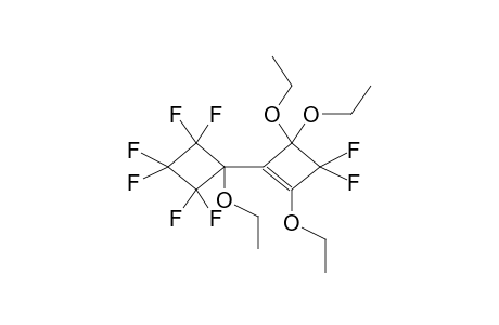 1-(1'-ETHOXYHEXAFLUOROCYCLOBUTYL)-2,4,4-TRIETHOXY-3,3-DIFLUOROCYCLOBUTENE