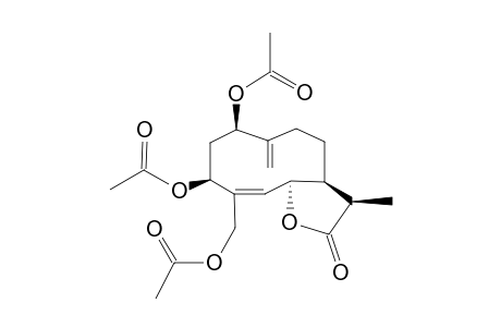 1-BETA,3-BETA,15-TRIACETOXY-GERMACRA-4Z,10(14)-DIEN-6-BETA,7-ALPHA,11-ALPHA-12,6-OLIDE