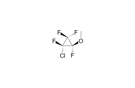 2-CHLORO-1,1,2,3-TETRAFLUORO-3-METHOXY-CYCLOPROPANE;COMPUND-#A5