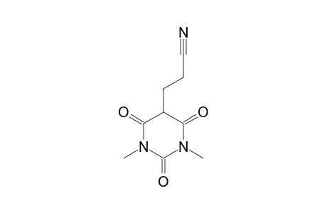 3-(1,3-DIMETHYL-2,4,6-TRIOXO-HEXAHYDRO-PYRIMIDIN-5-YL)-PROPIONITRILE