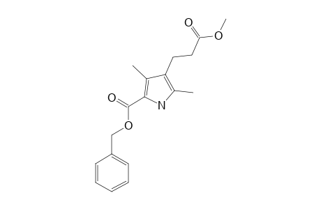 2-CARBOBENZOXY-3,5-DIMETHYL-PYRROL-4-PROPIONSAEUREMETHYLESTER