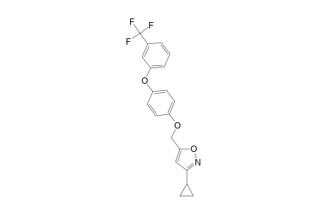 Isoxazole, 3-cyclopropyl-5-[[4-[3-(trifluoromethyl)phenoxy]phenoxy]methyl]-