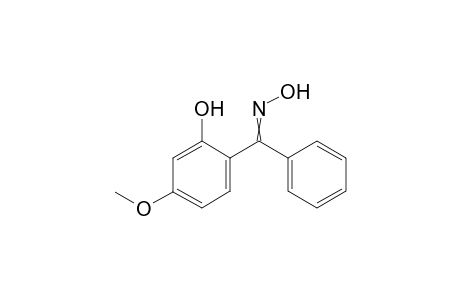 (2-hydroxy-4-methoxy-phenyl)-phenyl-methanone oxime