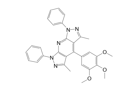 4-(3,4,5-TRIMETHOXYPHENYL)-3,5-DIMETHYL-1,7-DIPHENYL-1H,7H-BISPYRAZOLO-[3,4-B:4',3'-E]-PYRIDINE