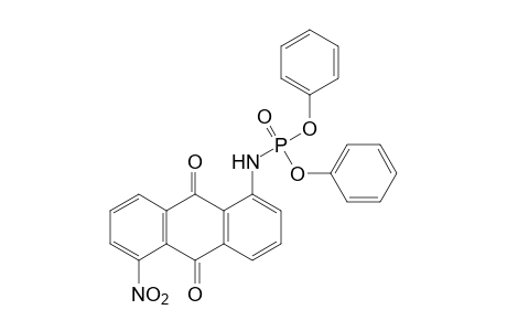 (5-nitro-1-anthraquinonyl)phosphoramidic acid, diphenyl ester