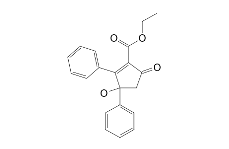 ETHYL-3-HYDROXY-5-OXO-2,3-DIPHENYLCYCLOPENT-1-ENE-1-CARBOXYLATE