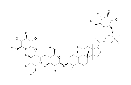 3-O-[ALPHA-D-GLUCOPYRANOSYL-(1->2)-ALPHA-D-GLUCOPYRANOSYL-(1->4)-BETA-D-GLUCOPYRANOSIDE]-OXOMOGROL-24-O-BETA-D-GLUCOPYRANOSIDE