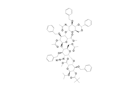 #24;METHYL-[ISOPROPYL-O-(2-ACETAMIDO-3-O-BENZYL-4,6-O-BENZYLIDENE-2-DEOXY-ALPHA-D-GLUCOPYRANOSYL-(1->4)-O-(METHYL-2-O-ACETYL-3-O-BENZYL-ALPHA-L-IDOPYRANOSYLURO