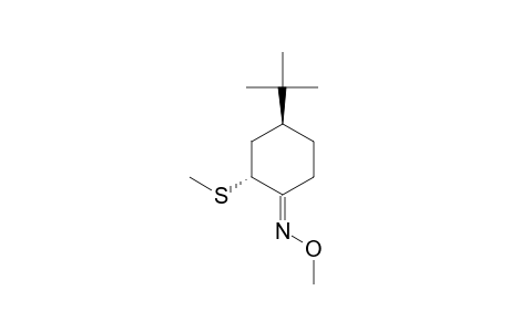 (E)-TRANS-4-TERT.-BUTYL-2-METHYLTHIOCYCLOHEXANONE-O-METHYL-OXIME