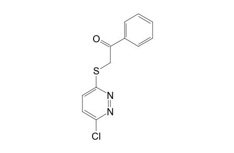 2-[(6-CHLORO-3-PYRIDAZINYL)THIO]ACETOPHENONE