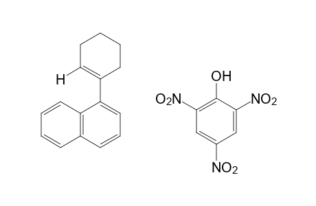 1-(cyclohexen-1-yl)naphthalene, picrate