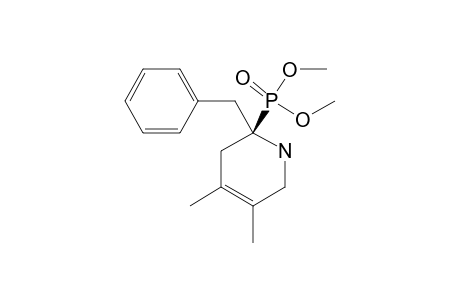 DIMETHYL-(2S)-(-)-[2-BENZYL-4,5-DIMETHYL-1,2,3,6-TETRAHYDRO-PYRIDIN-2-YL]-PHOSPHONATE