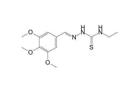 4-ethyl-3-thio-1-(3,4,5-trimethoxybenzylidene)semicarbazide