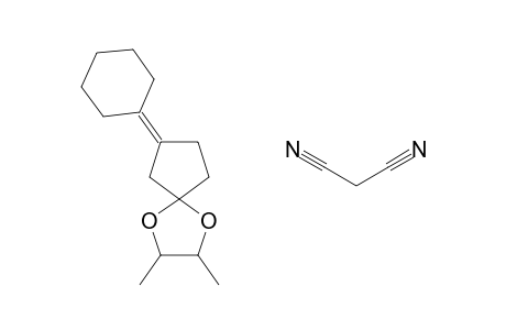 TRICYCLO[7.3.0.0]DODEC-1(2)-ENE, 10,10-(BUTAN-2,3-DIOXY)-8,8-DICYANO-