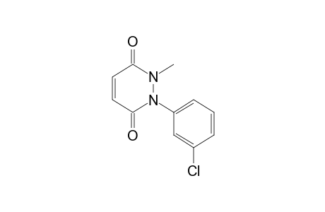 1-(m-CHLOROPHENYL)-1,2-DIHYDRO-2-METHYL-3,6-PYRIDAZINEDIONE