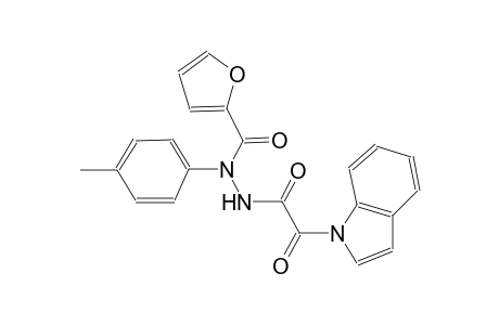 N'-[1H-indol-1-yl(oxo)acetyl]-N-(4-methylphenyl)-2-furohydrazide