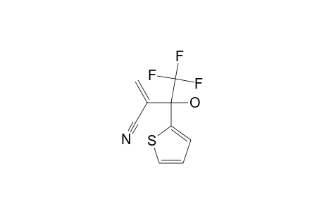 4,4,4-TRIFLUORO-3-HYDROXY-3-(2-THIOPHENYL)-2-METHYLENEBUTYRONITRILE