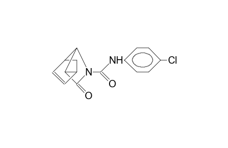 3-Para-chlorophenyl-carbamoyl-aza-4-oxotetracyclo-[4.2.1.0]-non-7-ene