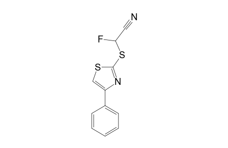 ALPHA-FLUORO-ALPHA-[2-(4-PHENYL-THIAZOLYL)-THIO]-ACETONITRILE