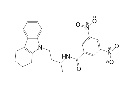 N-[1-Methyl-3-(1,2,3,4-tetrahydro-9H-carbazol-9-yl)propyl]-3,5-dinitrobenzamide