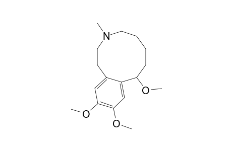 8,10,11-TRIMETHOXY-3-METHYL-1,2,3,4,5,6,7,8-OCTAHYDRO-3-BENZAZECINE