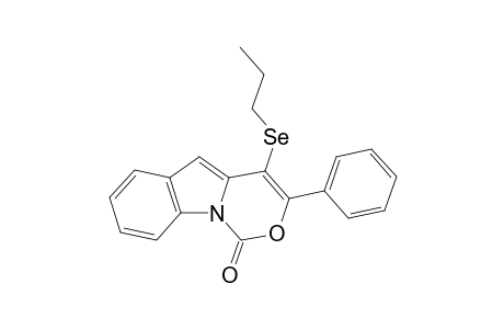 3-Phenyl-4-(propylselanyl)-1H-[1,3]oxazino[3,4-a]indol-1-one