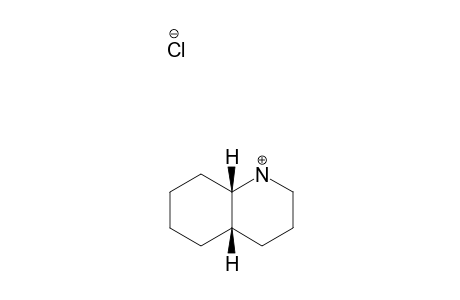 CIS-DECAHYDROQUINOLINE-HYDROCHLORIDE;N-ENDO-CONFORMATION