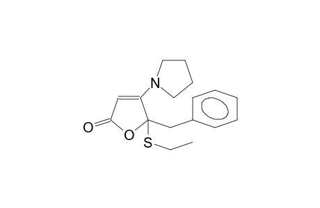 5-Benzyl-5-ethylthio-4-(pyrrolidin-1-yl)-furan-2(5H)-one