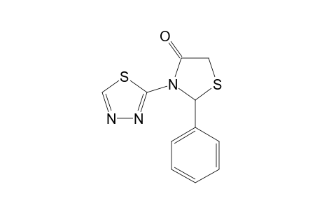 2-phenyl-3-(1,3,4-thiadiazol-2-yl)-4-thiazolidinone