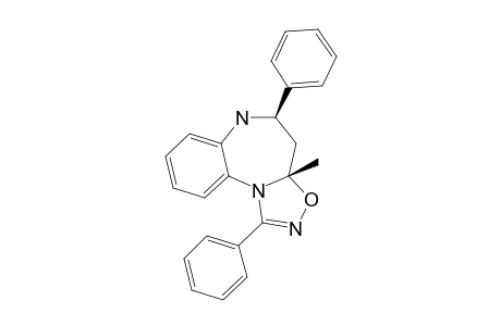 3A-METHYL-1,5-DIPHENYL-3A,4,5,6-TETRAHYDRO-[1,2,4]-OXADIAZOLO-[5,4-D]-[1,5]-BENZODIAZEPINE