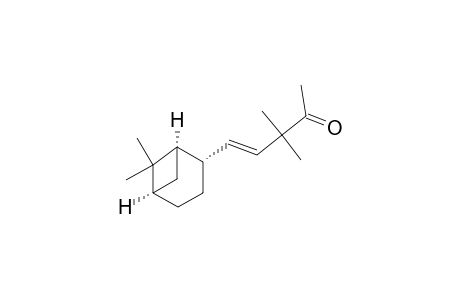 (E)-3,3-DIMETHYL-5-[(1S,2S,5S)-6,6-DIMETHYLBICYCLO-[3.1.1]-HEPT-2-YL]-PENT-4-EN-2-ONE