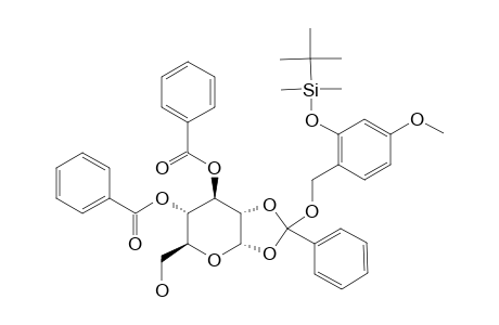 #3;(2R,5R,6R,7S)-2-[[2-[(TERT.-BUTYLDIMETHYLSILYL)-OXY]-4-METHOXYBENZYL]-OXY]-5-(HYDROXYMETHYL)-2-PHENYLTETRAHYDRO-3AH-[1,3]-DIOXOLO-[4,5-B]-PYRAN-6,7-DIYL-DIB