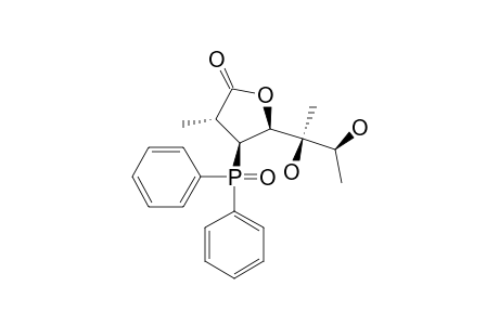 (3RS,4SR,5SR)-4-DIPHENYLPHOSPHINOYL-5-[(1RS,2SR)-1,2-DIHYDROXY-1-METHYLPROPYL]-3-METHYLTETRAHYDROFURAN-2-ONE;SYN,SYN-ISOMER