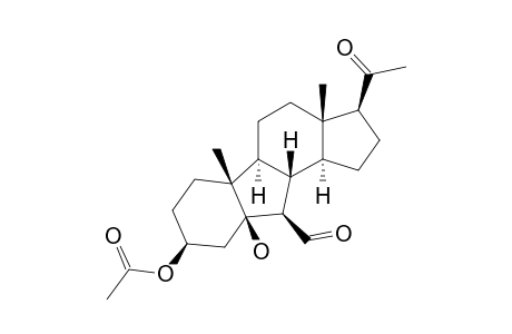 3-BETA-ACETOXY-5-BETA-HYDROXYL-6-BETA-FORMYL-B-NOR-PREGNANE