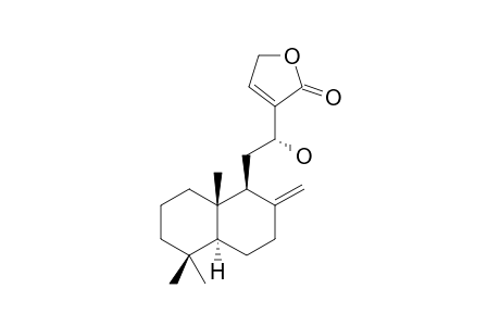 CURCUCOMOSIN_C;(12-R)-HYDROXYLABDA-8-(17),13-DIEN-15-(16)-OLIDE